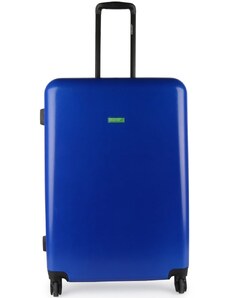 United Colors of Benetton Skořepinový cestovní kufr Cocoon L 96,5 l modrá