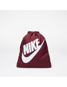 Gymsack Nike Heritage Drawstring Bag Night Maroon/ White