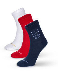 Alpine Pro Natsuko Uni funkční ponožky Oh USCR064 bílá L