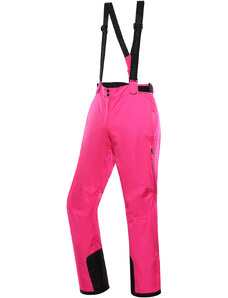 Alpine Pro Lermona Dámské lyžařské kalhoty LPAY607 pink glo M