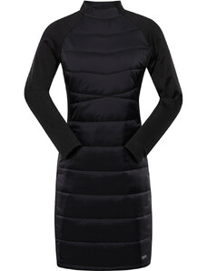 Alpine Pro Omera Dámské zateplené HI-THERM šaty LSKB459 černá L
