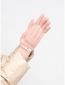 Light pink women's gloves Shelvt