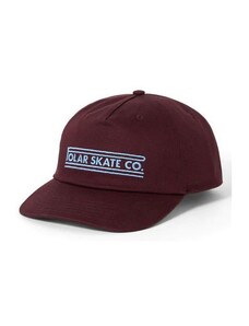 KŠILTOVKA POLAR Jake Cap Twill Stretch L - vínová