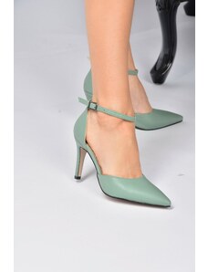 Fox Shoes Women's Green Heeled Shoes