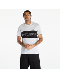 Pánské tričko LACOSTE Men's T-shirt Silver Chine/ Black