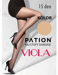 Raj-Pol Woman's Tights Pation Viola 15 DEN Visione