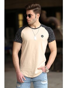 Madmext Camel Basic Men's T-Shirt 4523