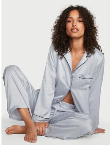 Victoria's Secret saténová pyžamová souprava Long Pajama Set