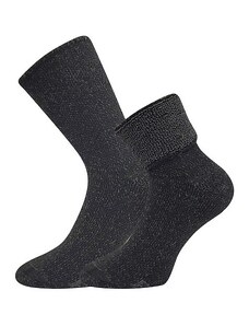 POLARIS hřejivé spací ponožky s volným lemem Boma černá 39-42