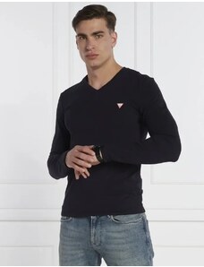 GUESS Tričko s dlouhým rukávem | Slim Fit