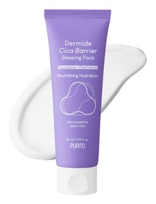 PURITO - DERMIDE CICA BARRIER SLEEPING PACK - Noční revitalizační maska 80 ml