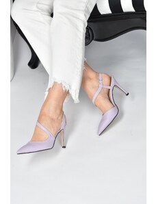 Fox Shoes Women's Lilac Pointed Toe Heeled Shoes