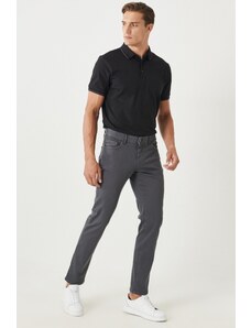 ALTINYILDIZ CLASSICS Men's Anthracite 360 Degree Flexibility in All Directions. Comfortable Slim Fit Slim Fit Trousers.