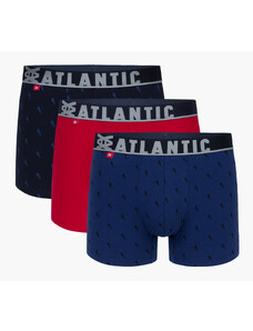 Pánské boxerky ATLANTIC 3Pack - vícebarevné