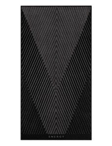 Zwoltex Unisex's Sport Towel Energy AB Black/Graphite