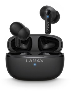 LAMAX Clips1 Play Black Bezdrátová špuntová sluchátka, výdrž 35h, kvalitní mikrofon