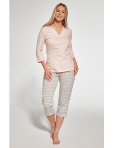 Cornette 766-358 dámské pyžamo třičtvrteční