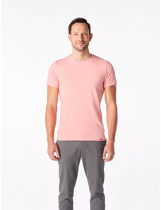 CityZen Pánské tričko DAVOS slim fit světle růžové