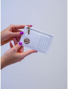 BudesIN Koženková bílá mini peněženka Eliana
