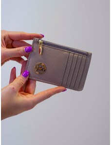 BudesIN Koženková tmavě béžová mini peněženka Eliana