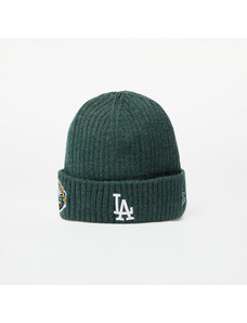 Čepice New Era MLB New Traditions Beanie Los Angeles Dodgers Dark Green/ White