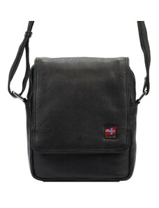 Pánská kožená taška Nordee MSD-02 GM03 černá