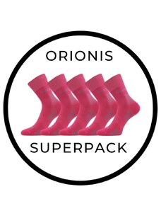 ORIONIS SUPERPACK antibakteriální merino ponožky se stříbrem Voxx fuchsia 35-38