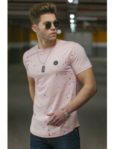 Madmext Men's Spray Pattern Powder T-Shirt 4505