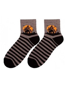Bratex Popsox Halloween 5643 Women's Socks 36-41 Grey D-026