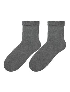 Bratex D-004 Women Terry Women's Socks Plain 36-41 grey melange 26