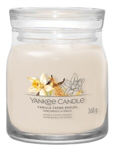 Střední vonná svíčka Yankee Candle Crème Brûlée Signature