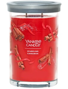 Velká vonná svíčka Yankee Candle Sparkling Cinnamon Signature Tumbler