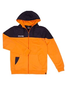 Mikina s kapucí Spalding Funk Hoody Zipper Jacket 40221811-orangeochrenavy