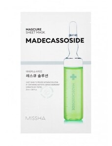 Missha Mascure Rescue Solution Sheet Mask Regenerační pleťová maska, 28ml