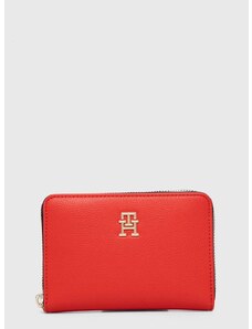 Peněženka Tommy Hilfiger červená barva, AW0AW16092