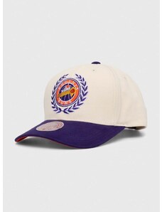 Bavlněná baseballová čepice Mitchell&Ness Phoenix Suns bílá barva, s aplikací
