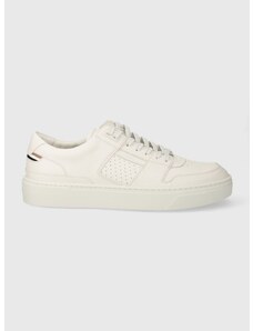 Kožené sneakers boty BOSS Gary bílá barva, 50512161