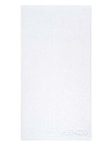 Velký bavlněný ručník Kenzo Iconic White 92x150?cm