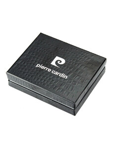 PIERRE CARDIN Luxusní pánská kožená peněženka Heath, černá