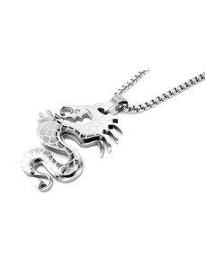 Steel Jewelry řetízek s přívěskem - chirurgická ocel - drak