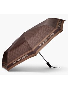 Michael Kors skládací deštník logo brown
