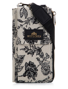 Dámská mini kabelka s pouzdrem Wittchen, krémově černá, bavlna