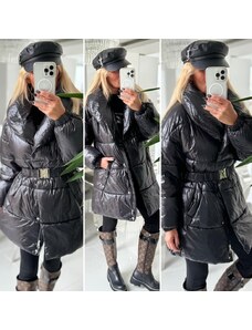 Italy moda Zimní bunda Lea, černá