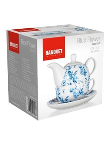 Banquet čajová Blue Flower 400 + 220 ml