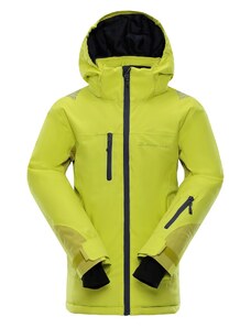 Dětská lyžařská bunda Alpine Pro MIKAERO 2 - žluto-zelená