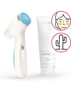 Nu Skin ageLOC Lumispa iO pro číštění pleti + čistící gel pro suchou pokožku 100 ml dárková sada