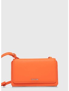 Kabelka Calvin Klein oranžová barva, K60K611434