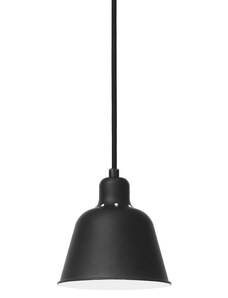 Černé kovové závěsné světlo Halo Design Carpenter 15 cm