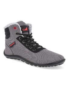 Barefoot zimní boty Leguano - Kosmo antracit šedé