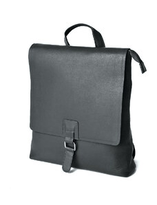 Dámský kožený batoh (taška) černý BP02